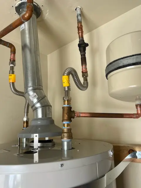 Water heater installation and plumbing repair in Strang Line